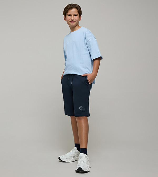R&B  Shorts - Navy clothing sets