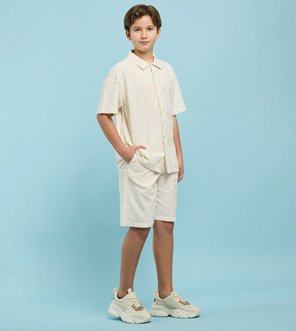 أر آند بي cool-kid-uniforms-k - بيج T-shirts