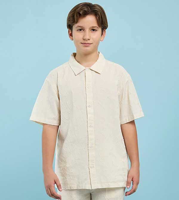 أر آند بي cool-kid-uniforms-k - بيج T-shirts