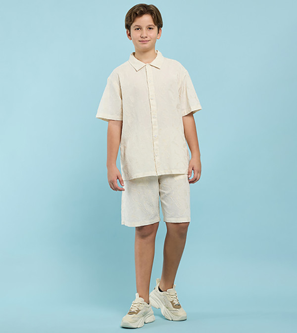 أر آند بي cool-kid-uniforms-k - بيج T-shirts