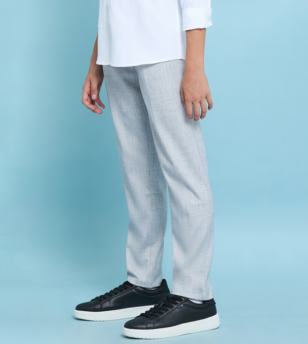 R&B  Trousers & Pants - Grey Trousers & Pants