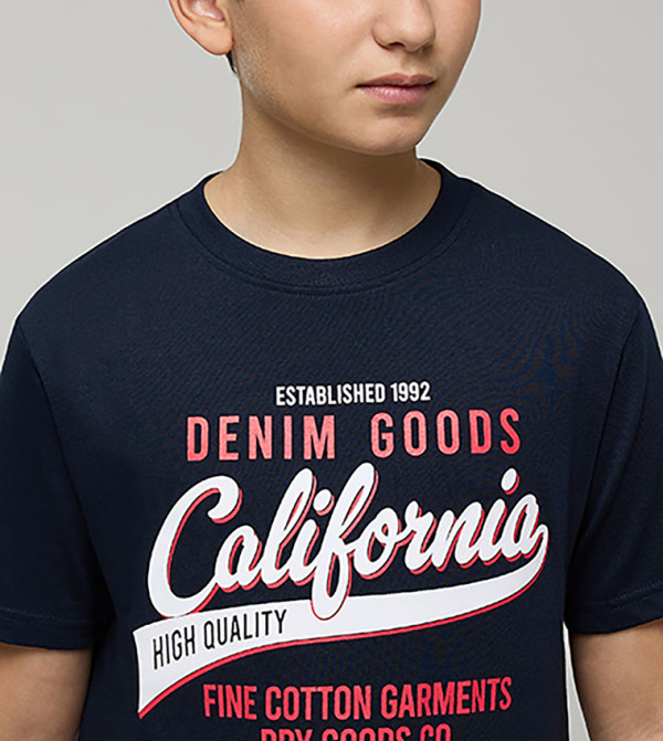 R&B varsity-graphics - Navy T-shirts