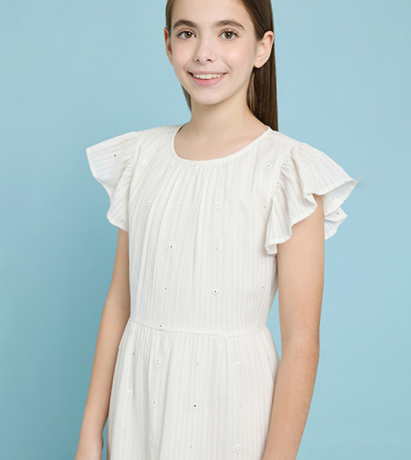 R&B girls-craft-pretty-summer - White Casual Dress
