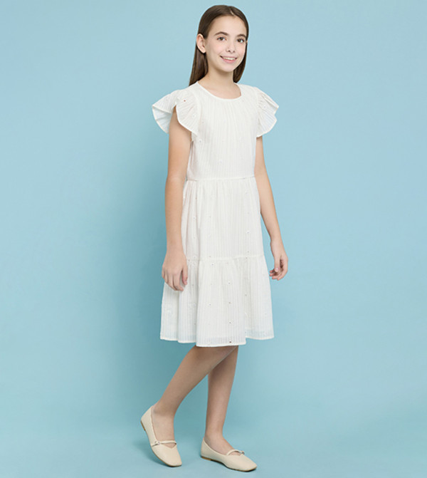 R&B girls-craft-pretty-summer - White Casual Dress