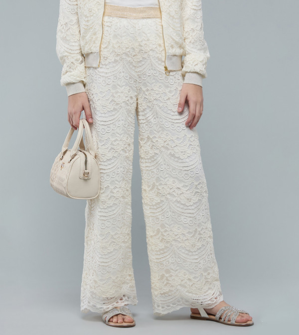 R&B Trousers & Pants - Ivory Trousers & Pants