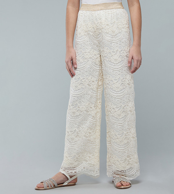 R&B Trousers & Pants - Ivory Trousers & Pants