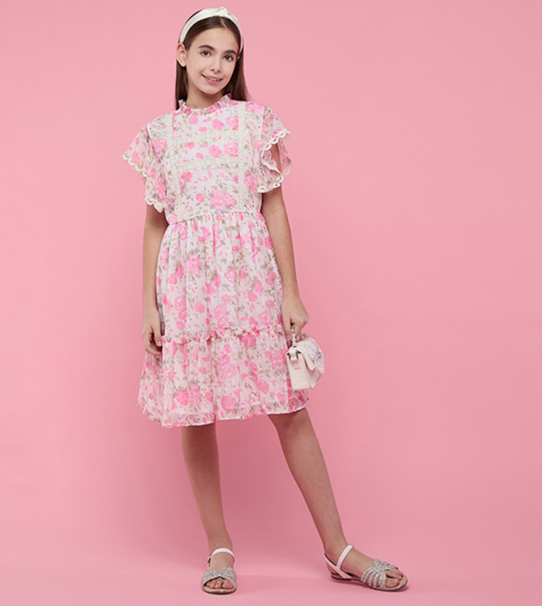 R&B R&B - Ivory Casual Dress