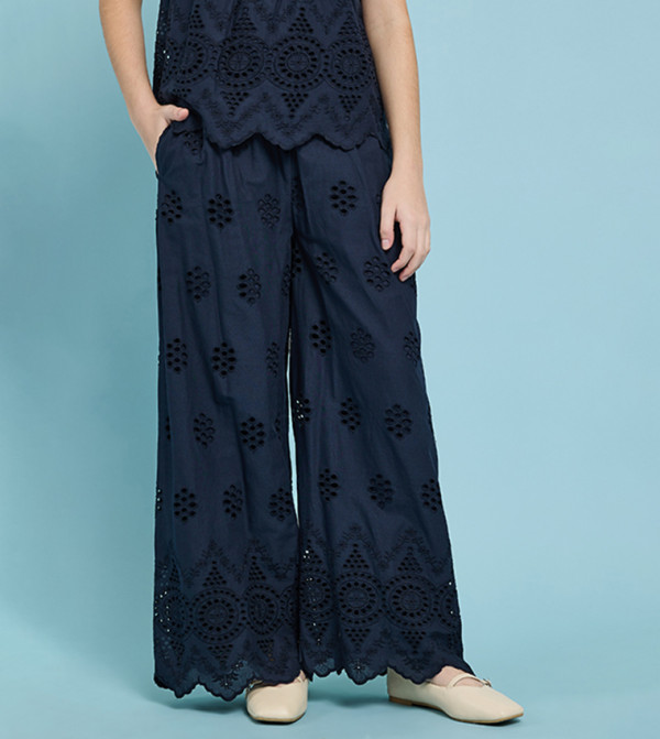 R&B R&B - Navy Trousers & Pants