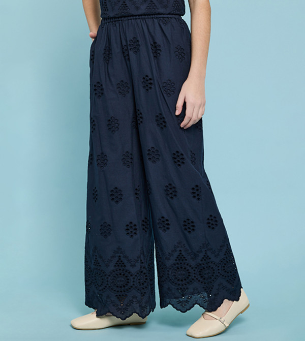 R&B R&B - Navy Trousers & Pants