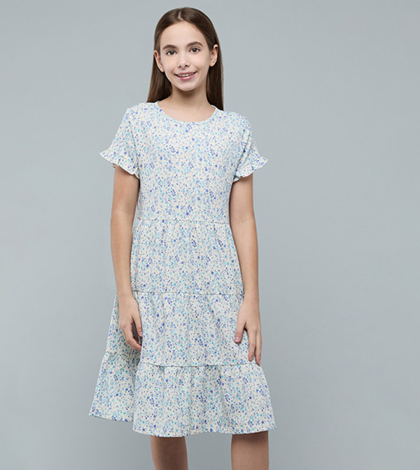 R&B  Dresses - Beige Casual Dress