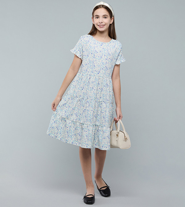 R&B  Dresses - Beige Casual Dress