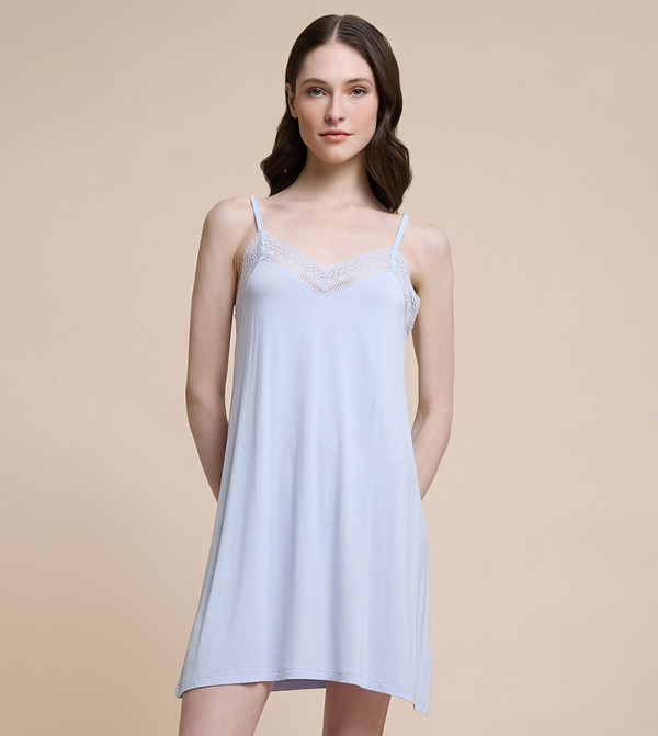 R&B R&B - Light Blue Night Dress & Gowns
