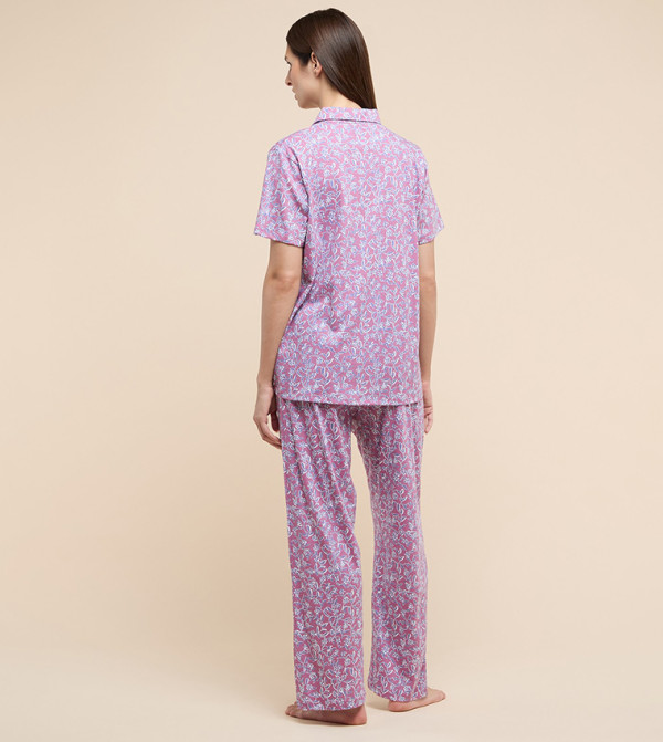 أر آند بي  ملابس نوم - موف  Pyjama Set