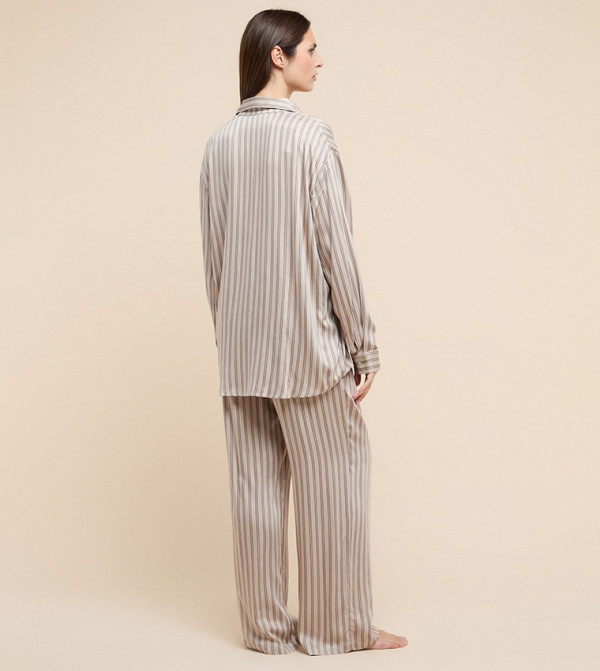 R&B  Pyjama Set - Beige Pyjama Set