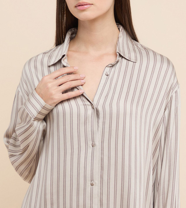 R&B  Pyjama Set - Beige Pyjama Set