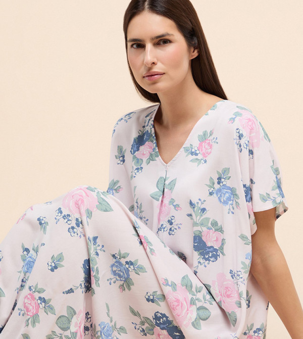 R&B  Sleepwears & Loungewears - Baby Pink Night Dress & Gowns