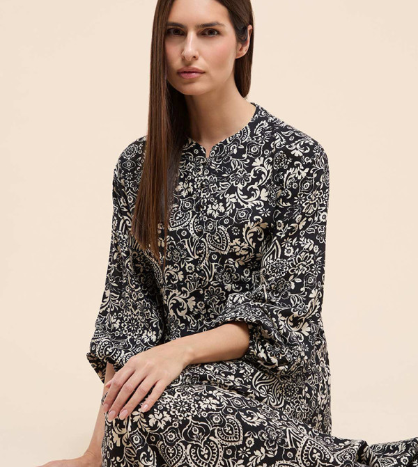 R&B  - Black Night Dress & Gowns