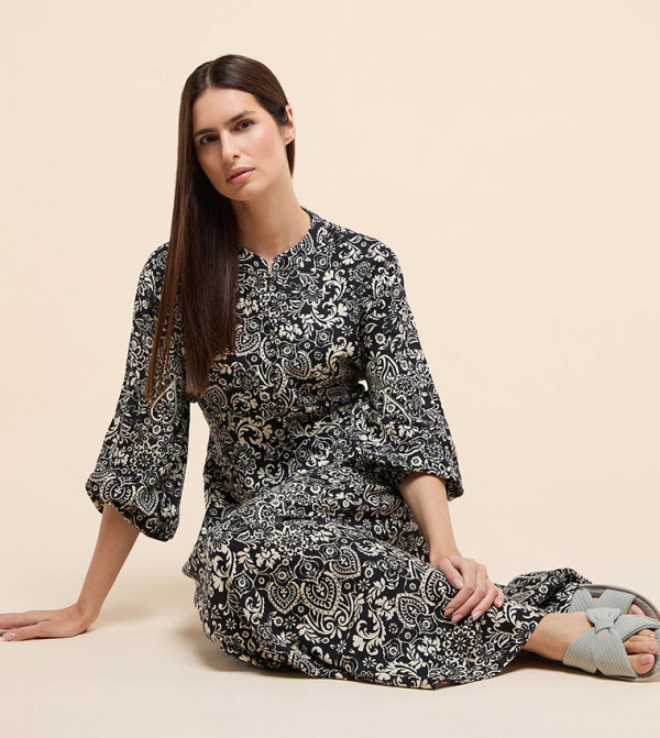 R&B  - Black Night Dress & Gowns