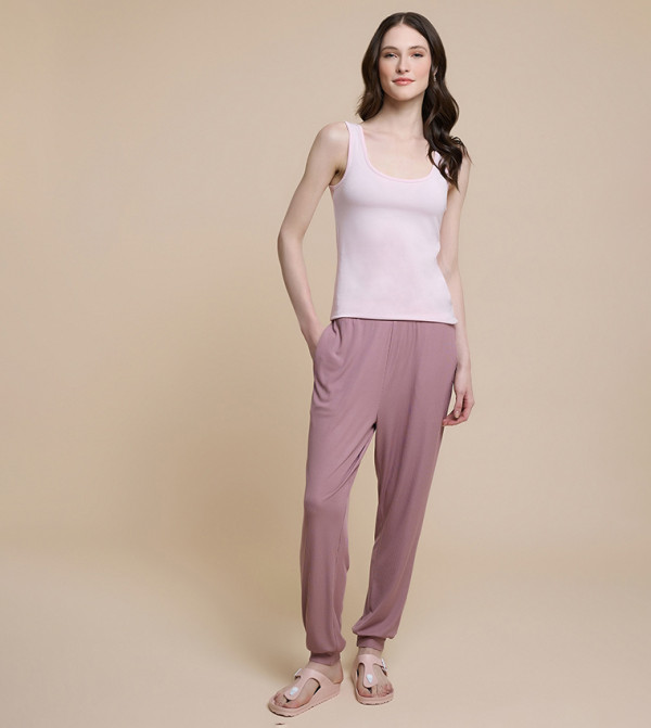 R&B  Clothing - Pink Sleeveless Tops