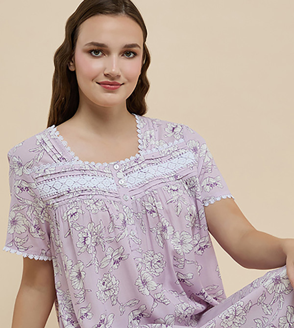 R&B  Sleepwears & Loungewears - Lilac T-shirts