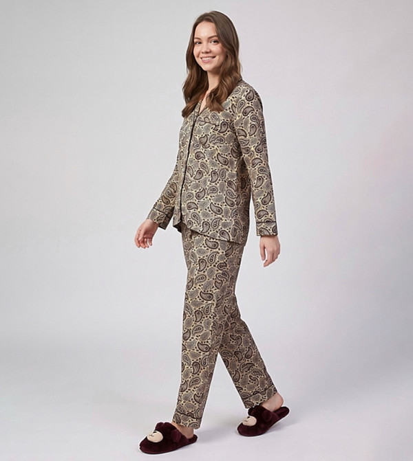 R&B R&B - Brown Pyjama Set