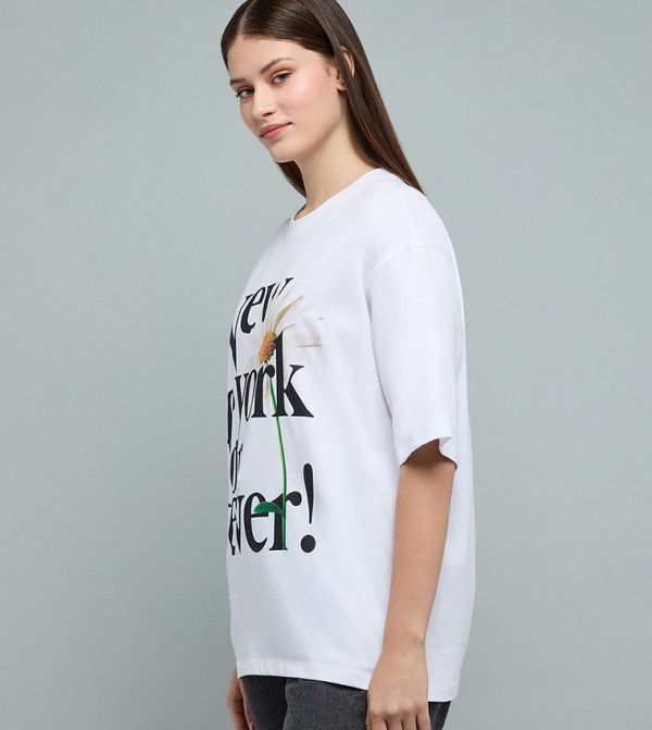 R&B  - White Short Sleeve T-Shirts