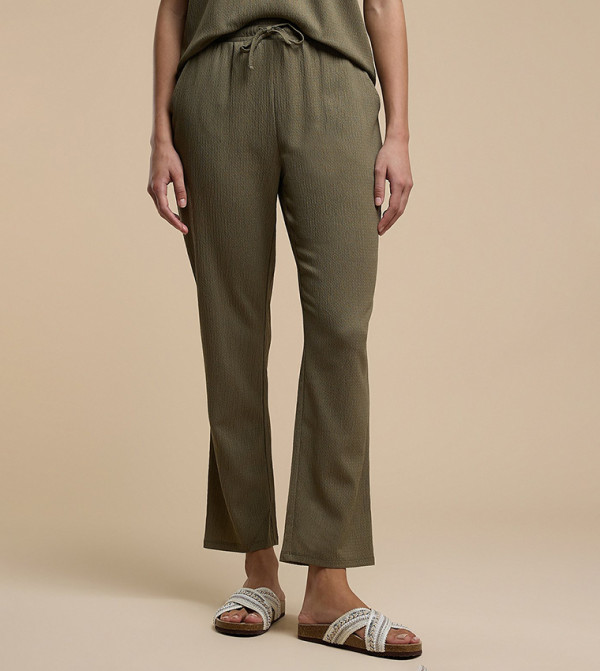 R&B Casual Pants - Olive Casual Pants