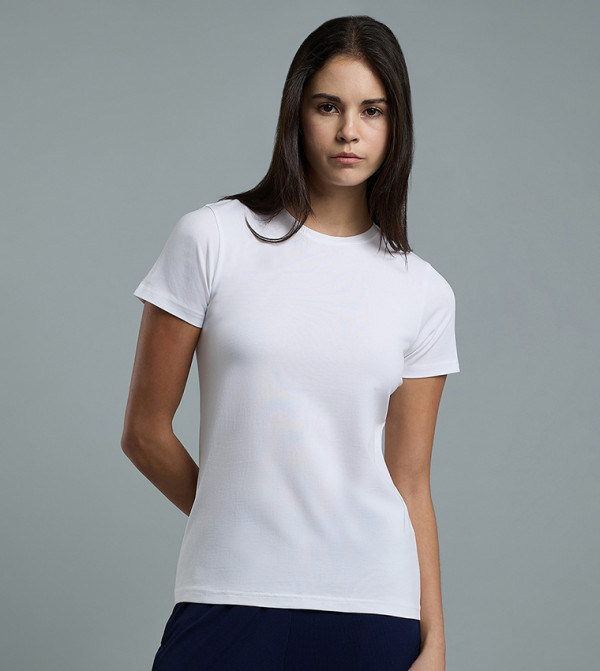 R&B  T-Shirts - Ivory Short Sleeve T-Shirts