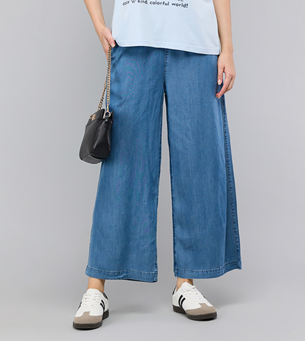 R&B R&B - Blue Wide Leg Jeans