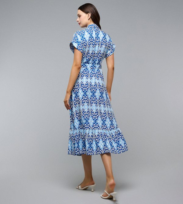 أر آند بي أر آند بي - أزرق Shirt & T-Shirt Dresses