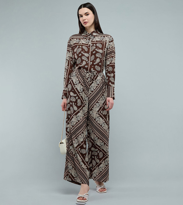 R&B  - Brown Casual Pants