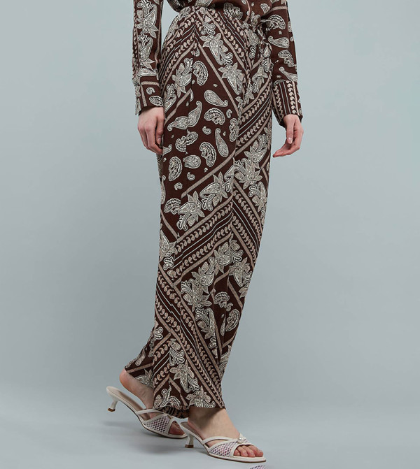 R&B  - Brown Casual Pants