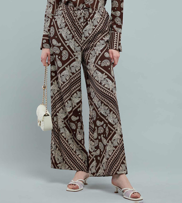 R&B  - Brown Casual Pants