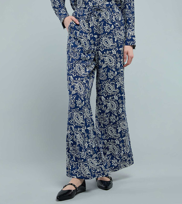 R&B  - Blue Casual Pants