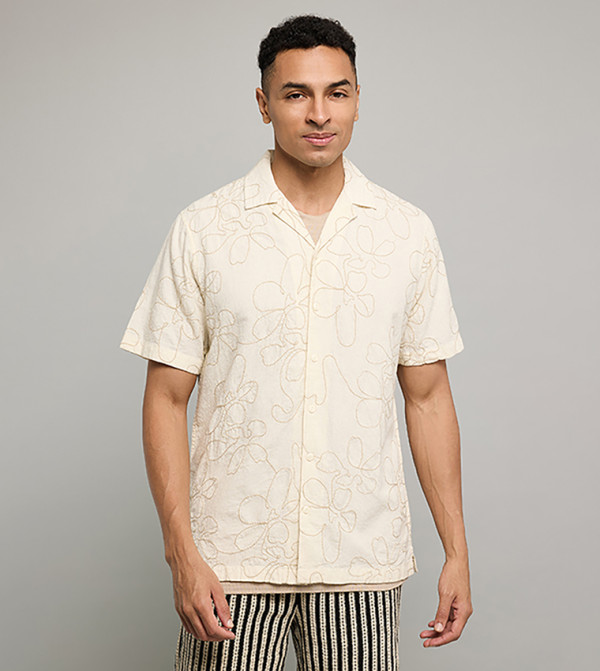 أر آند بي resort-vacation-sets - بيج Short Sleeves