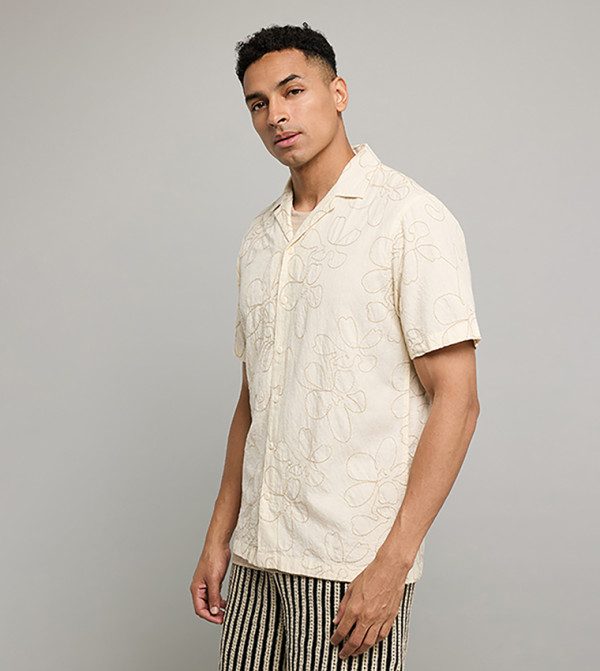 أر آند بي resort-vacation-sets - بيج Short Sleeves