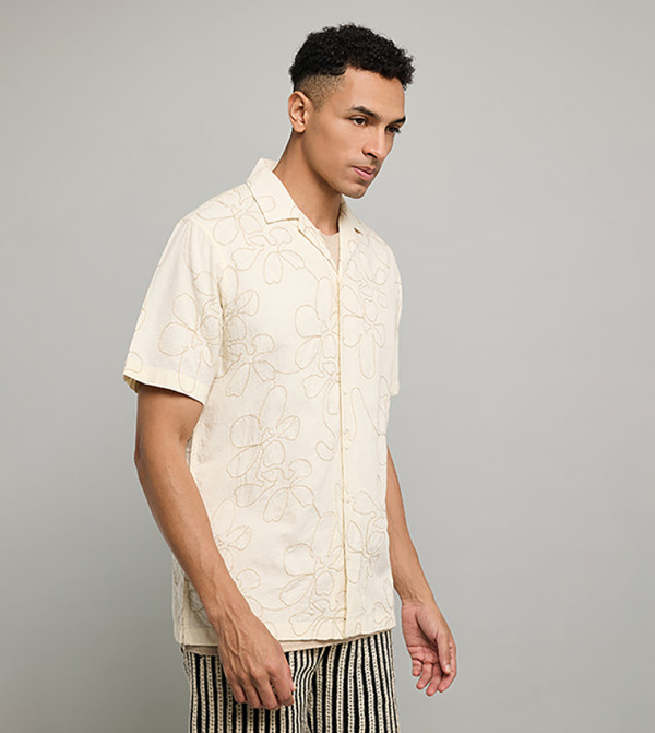 أر آند بي resort-vacation-sets - بيج Short Sleeves