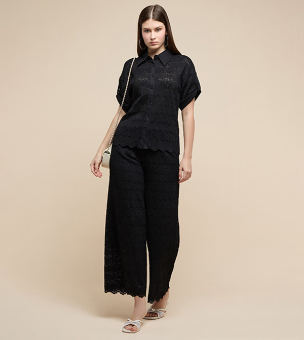 أر آند بي بلوزات - أسود Pyjama Set