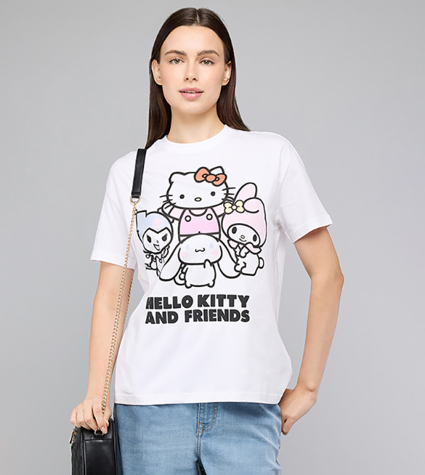 R&B  T-Shirts - Ivory Short Sleeve T-Shirts