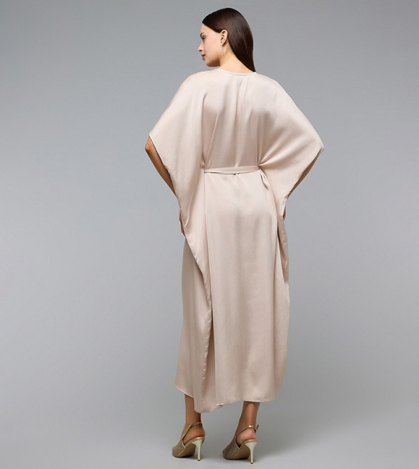 R&B kaftan-dresses-w - CHAMPAGNE Midi Dresses