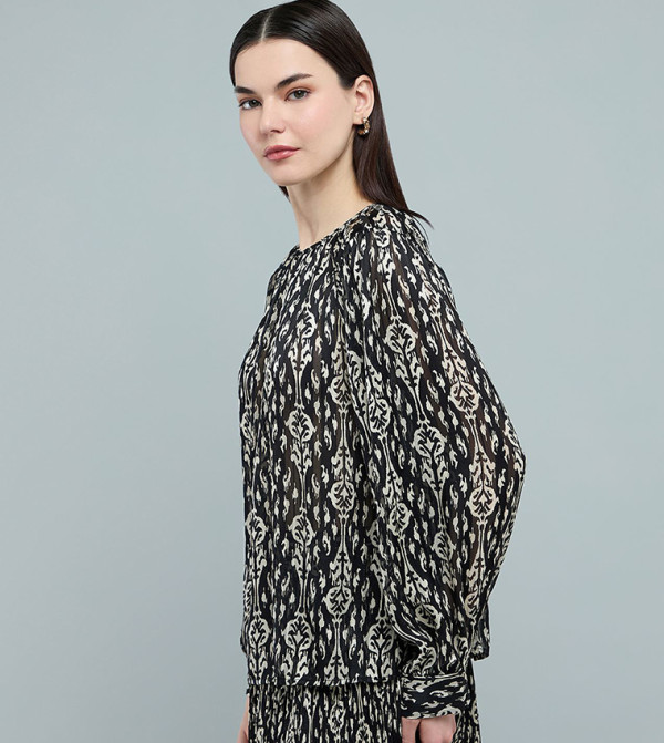 R&B  Casual Tops - Black Casual Tops