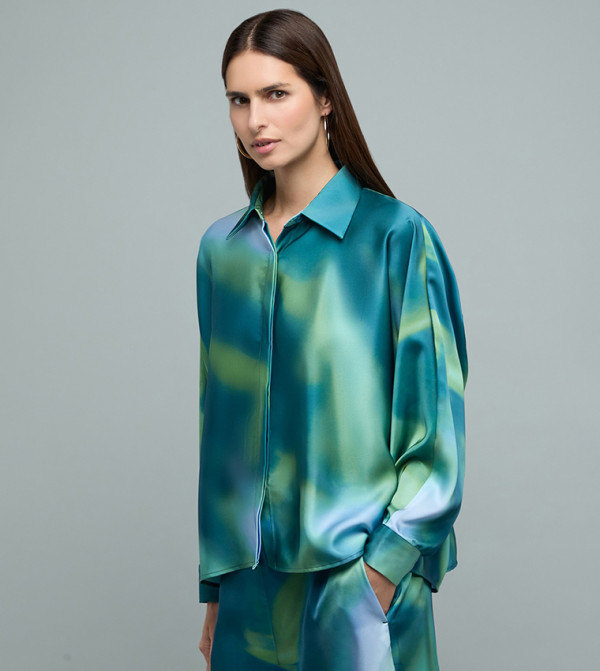 R&B  Tops - Dark Green Shirts