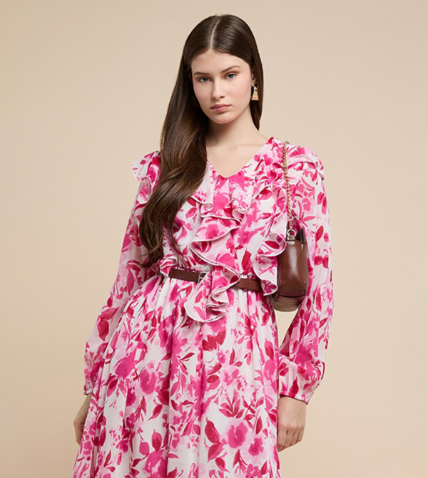 R&B  Clothing - Pink Night Dress & Gowns