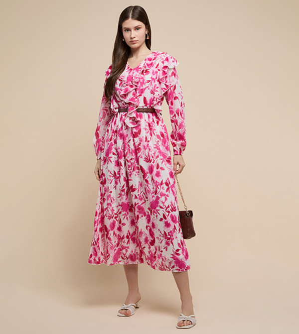 R&B  Clothing - Pink Night Dress & Gowns