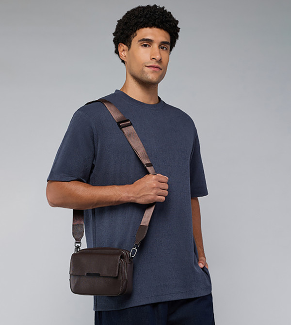 R&B R&B - Blue Round Neck T-Shirts