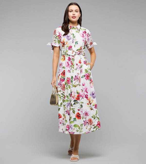 R&B  Shirt & T-Shirt Dresses - Pink Shirt & T-Shirt Dresses