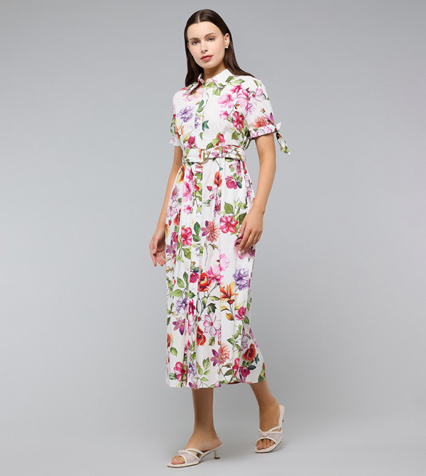 R&B  Shirt & T-Shirt Dresses - Pink Shirt & T-Shirt Dresses