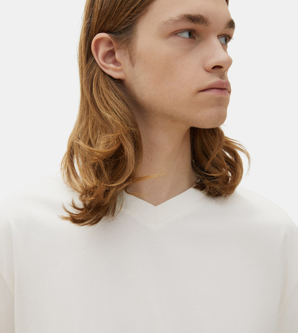 Tom Tailor Tom Tailor - Off White Casual T-Shirts