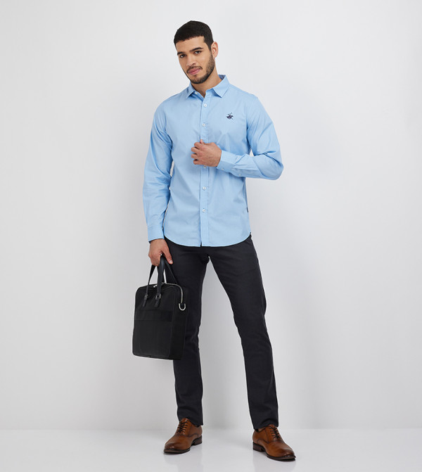 Beverly Hills Polo Club  vacation-loading-m - Blue Casual Shirts
