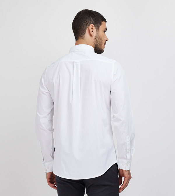 Beverly Hills Polo Club  Clothing - White Casual Shirts